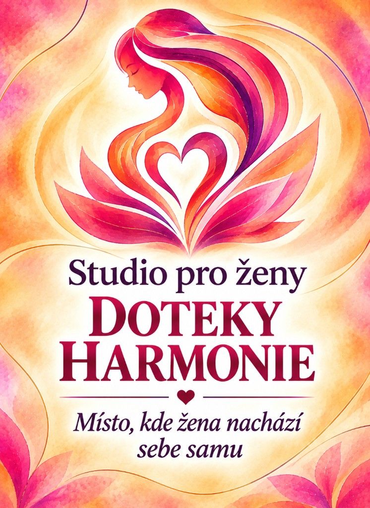 Plakát studia: silueta ženy a lotos