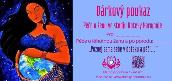 Dárkový poukaz: péče o těhotnou ženu a po porodu